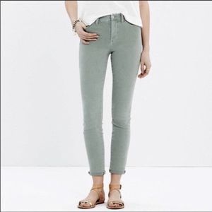 Madewell High Riser Crop Jean Mint Sage
Green - Women's Size 29